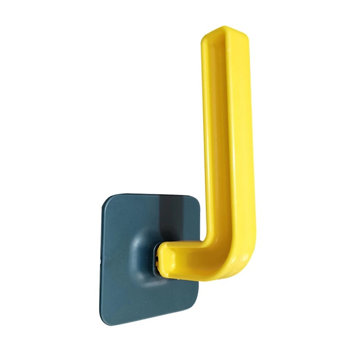 Carlig multifunctional adeziv detasabil, galben