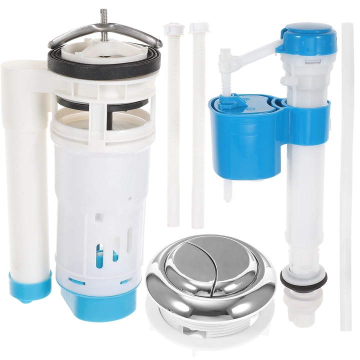 Kit reparare rezervor toaleta dual flush, ABS cauciuc, 25.5x9.5x5cm