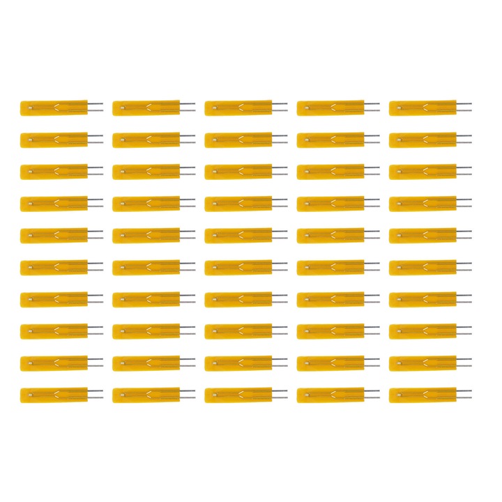 Set 50 buc Termistor NTC 10K, Enforose, film metalic, rezistenta 10K, -40~120°C