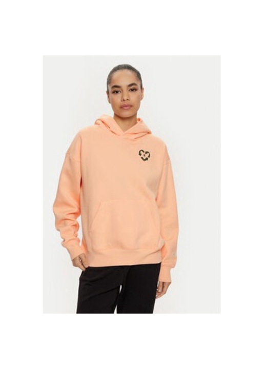 Bluza dama, Champion, 304697883, Bumbac/Poliester, Portocaliu, Portocaliu, S