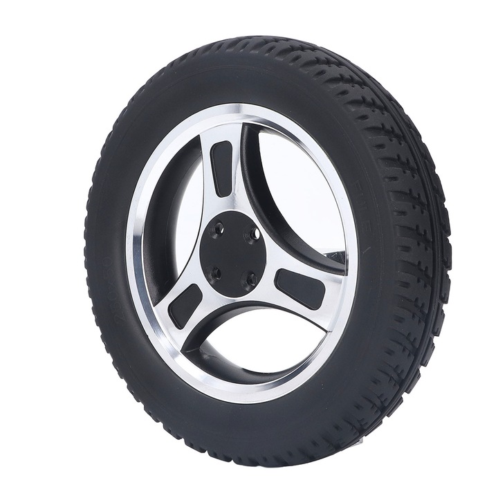 Roata pentru scaun cu rotile, Enforose, PU, otel aliat, 250mm