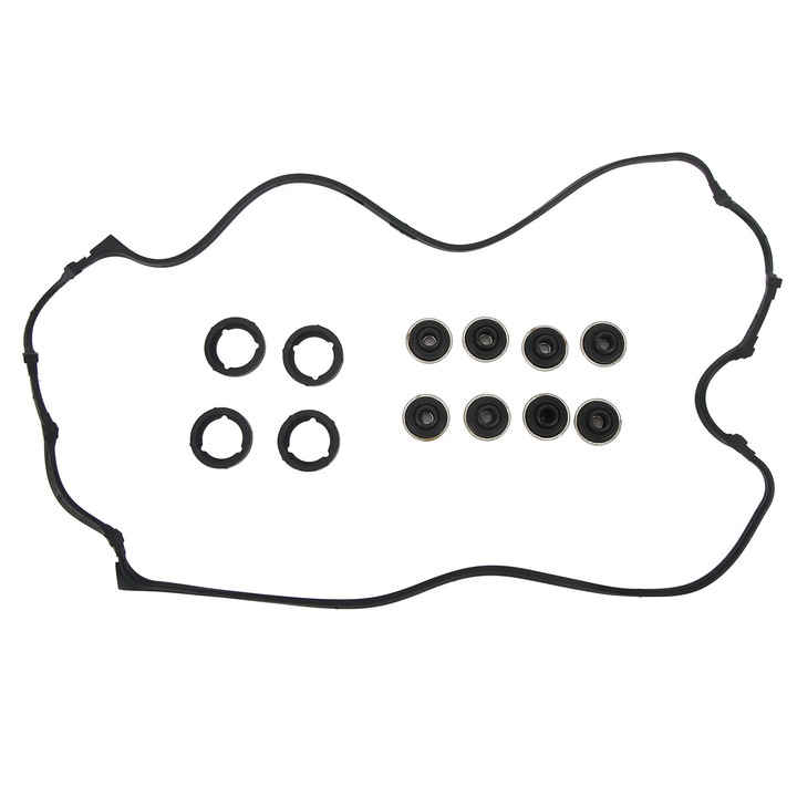 Set garnituri capac supape Enforose, 1 garnitura capac, 4 garnituri tub, 8 gromete, cauciuc, pentru Acura Integra GSR, Type R 1992-2001, Civic Si DOHC VTEC 1999-2000, Del Sol Si DOHC VTEC 1994-1997