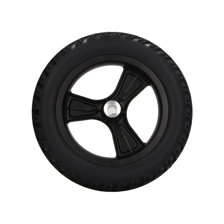 Roata electrica pentru scaun cu rotile Enforose, 320mm, PU, otel aliat, rezistenta la uzura