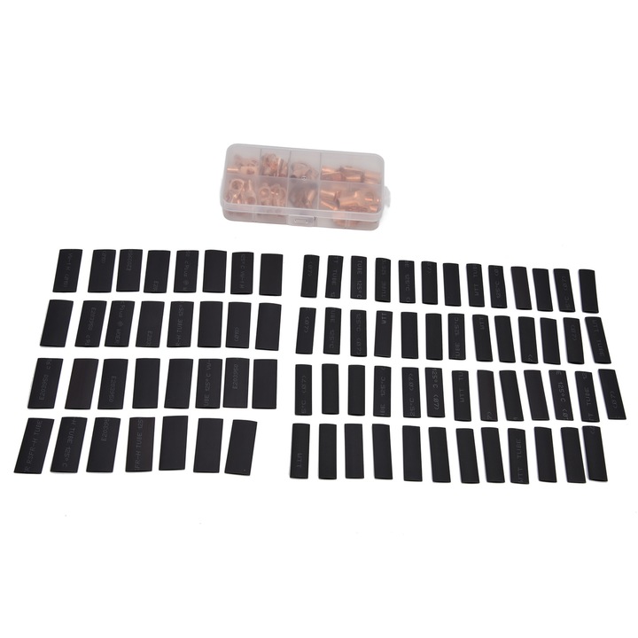 Set 140 bucati terminale din alama Enforose, inelare tubulare, pentru panouri solare