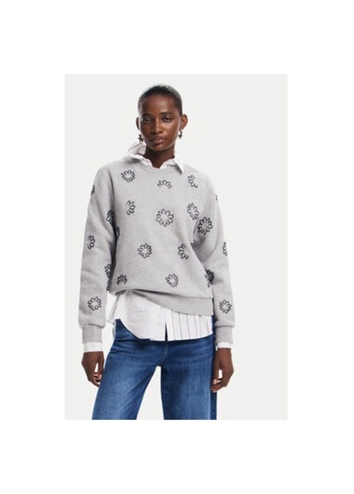Noi pulover, Desigual, 304478116, Szurke, Szürke