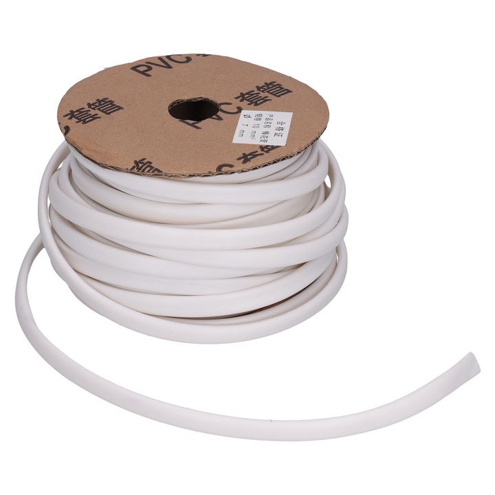PVC корпус за маркиране на кабели, Enforose, 25м, 7мм, гъвкав, устойчив на износване