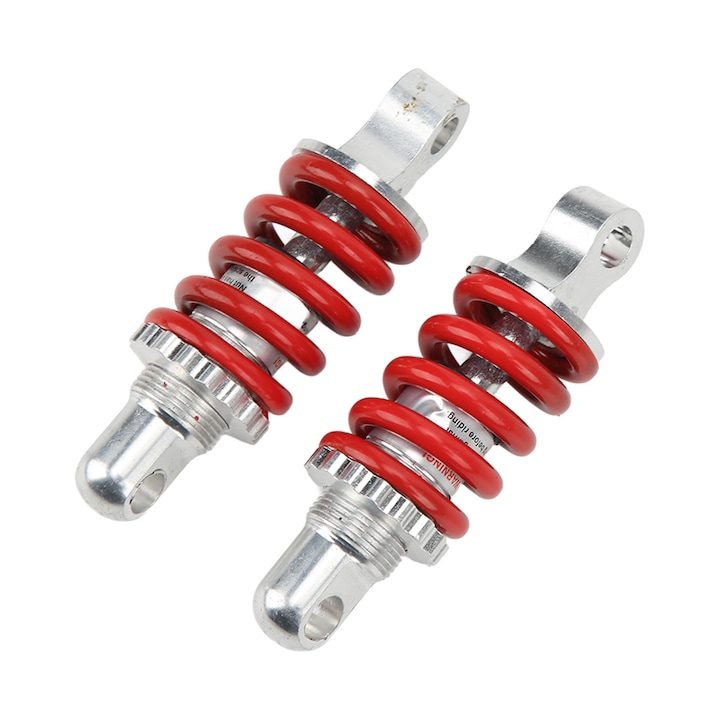 Állítható rugós alumíniumötvözet hátsó lengéscsillapító, 2 db-os készlet, 100 mm, ATV robogóhoz