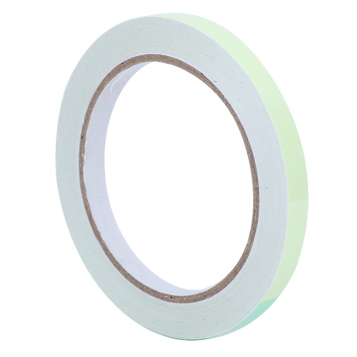 Светеща самозалепваща лента Enforose, 10мм x 10м, зелена, водоустойчива и огнеустойчива