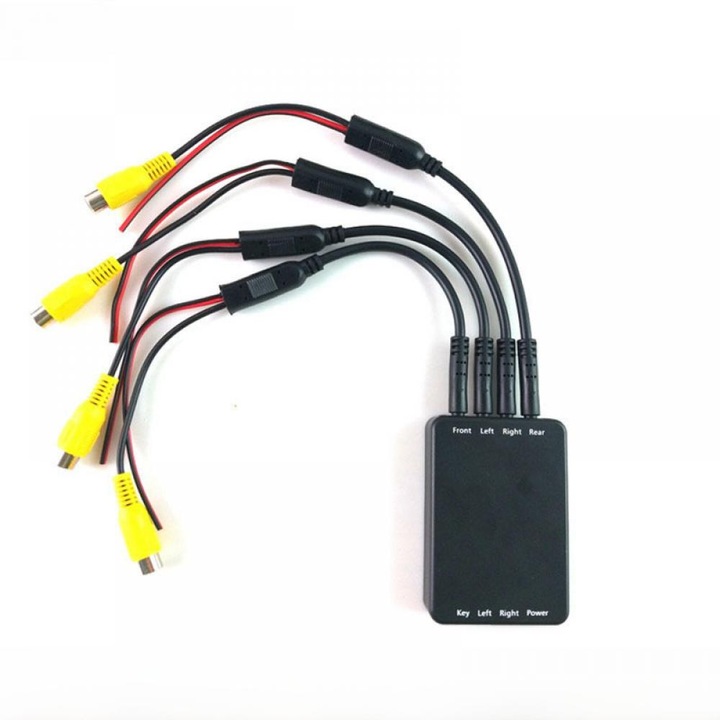 Controler de 360 de grade, Enforose, sistem cu patru canale, asistenta camera spate