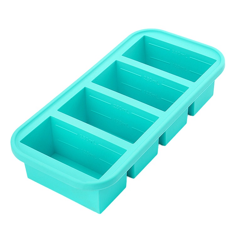 Forma de gheata din silicon Enforose, 30x15x6cm, culoare verde-albastrui, set 1 buc.