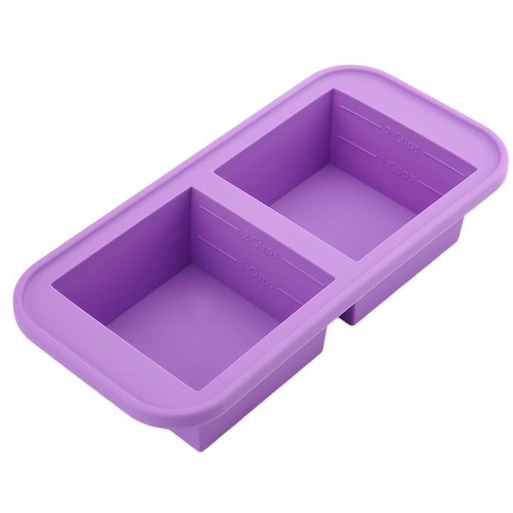 Forma de gheata din silicon Enforose, violet, 30x15x6cm, set 1 buc.