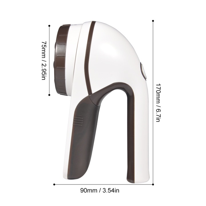 Bolyhosodás eltávolító, 6 penge, 1400mA akkumulátor, USB, 17x9x7.5cm