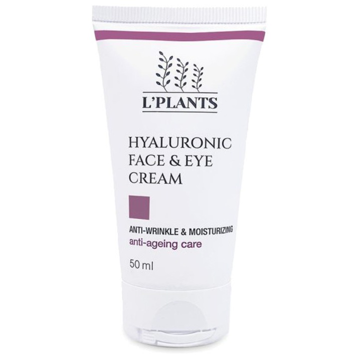 L'PLANTS arckrém hialuronsavval, 50 ml, minden bőrtípusra, öregedésgátló, hidratáló