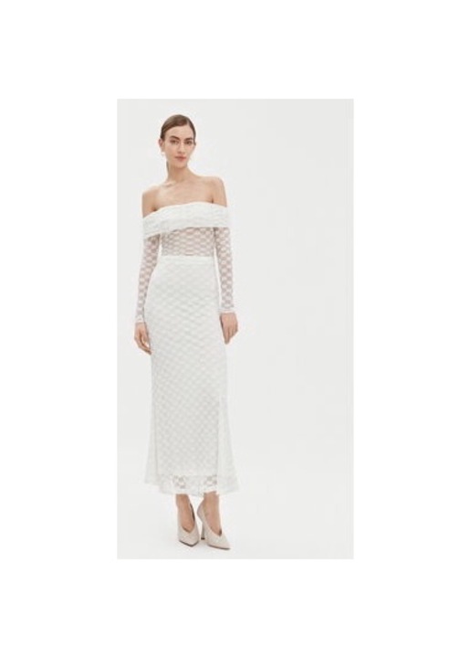 Bluza dama, Bardot, 304921452, Poliamida/Bumbac/Elastan, Alb, Alb