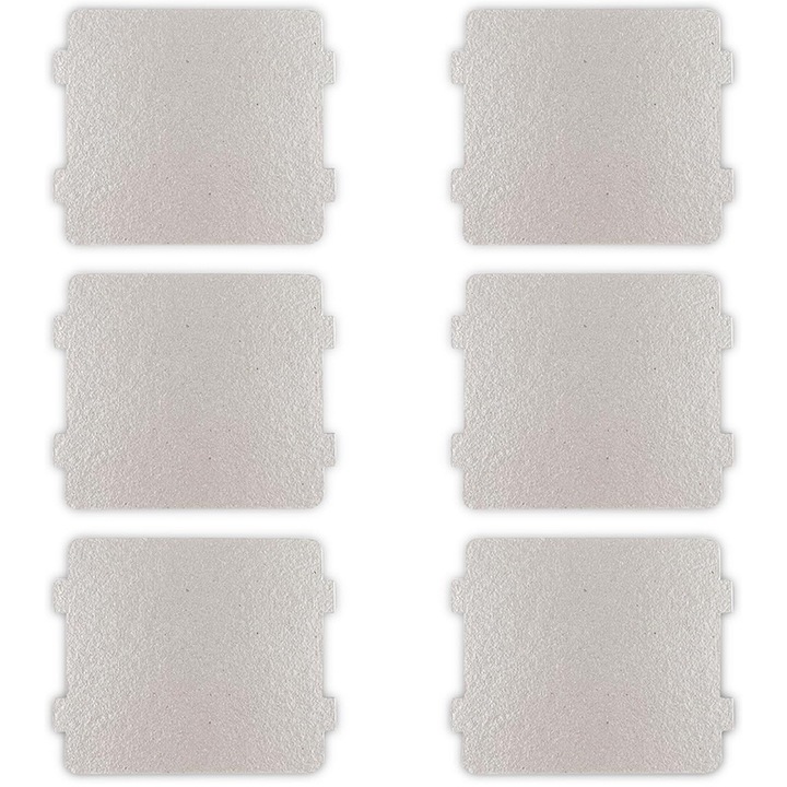 Set 6 placi de cuptor cu microunde, Rqiurpn, 10x11.8cm, rezistente la temperaturi ridicate, izolatie eficienta