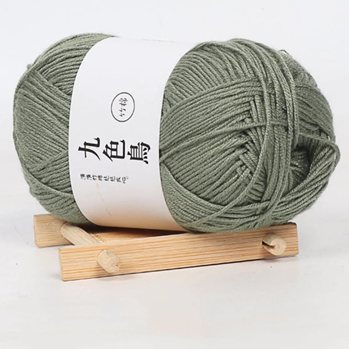 Tesatura de cusut, lana fina, bumbac cu carbune de bambus, set de resturi handmade, 50g