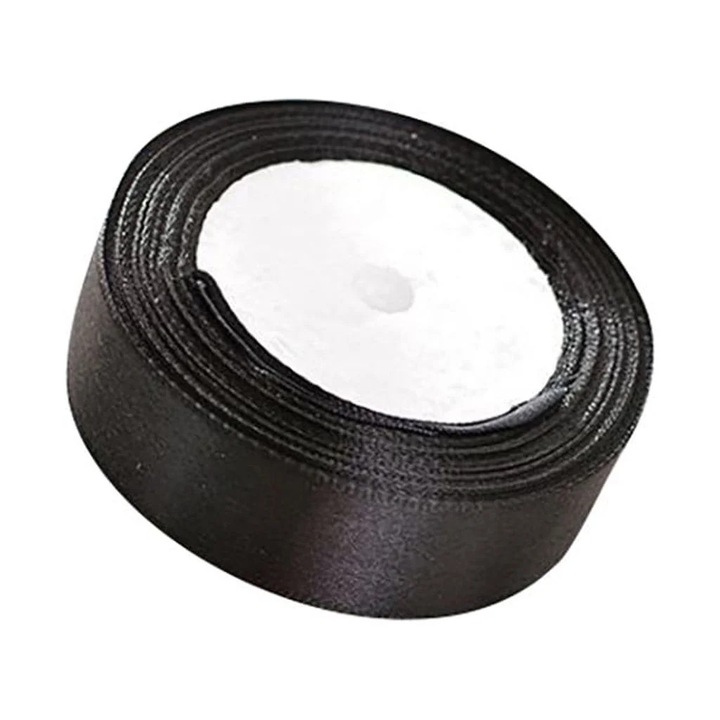 YANYXR szatén szalag 25mm 22m fekete