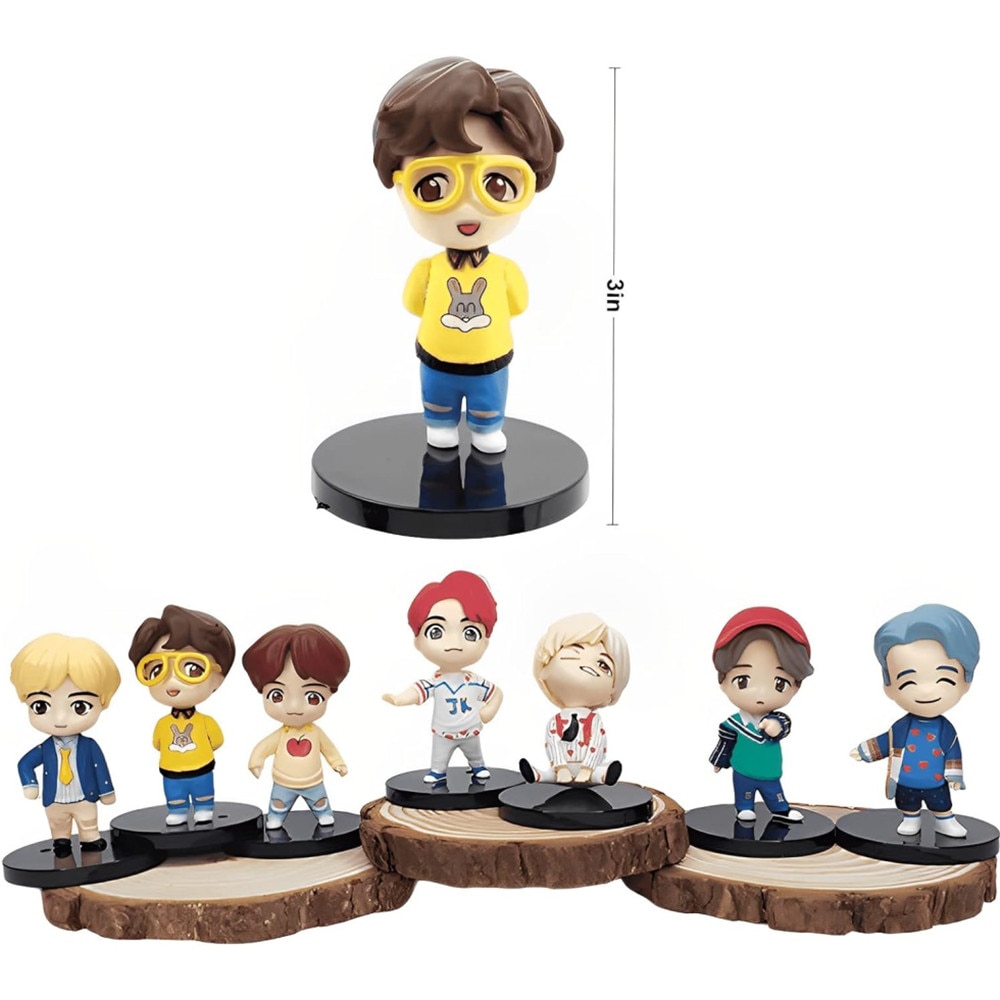 Set Figurine BTS 7 Bucati – Papusi Mini Colectie K-Pop, Jimin