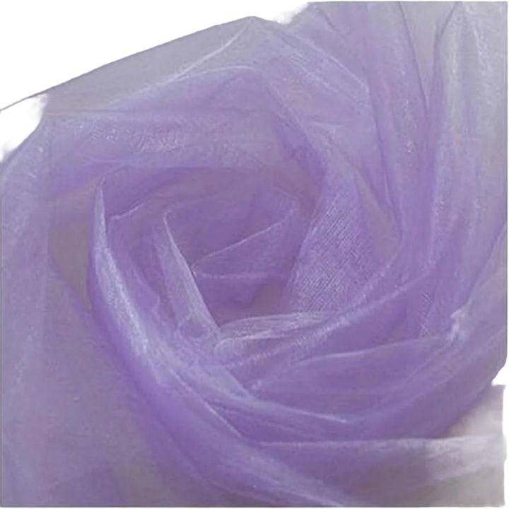 Tesatura organza pentru nunta, 500x48 cm, Mov