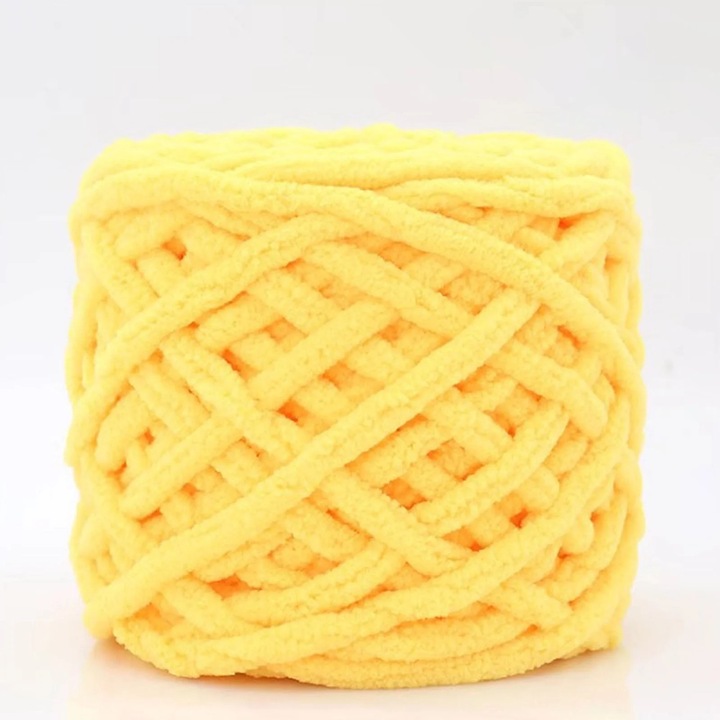 Lana Chunky pentru Crosetat si Tricotat, Material Textil, Multicolor, 7mm x 40m