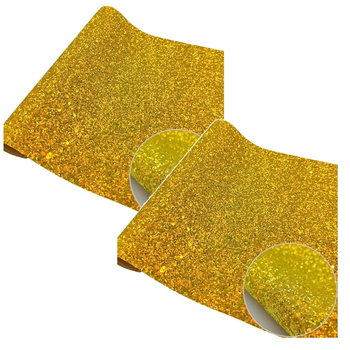 Fabricatie din piele sintetica colorata pentru mestesuguri DIY, 20x15cm, set 1 bucata, verde inchis