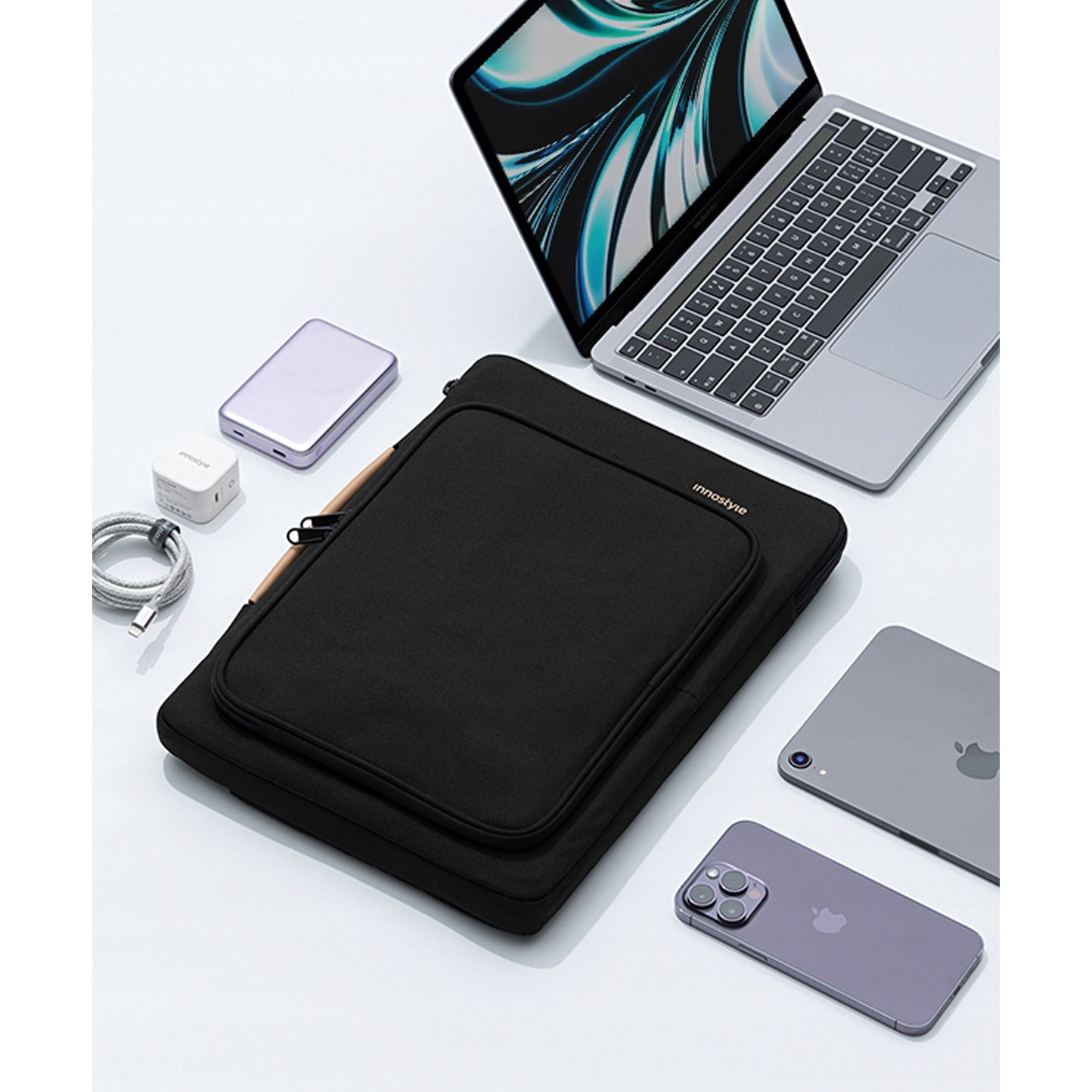 Innostyle Geanta Laptop 14 Impermeabil Caz Omniprotect Curea