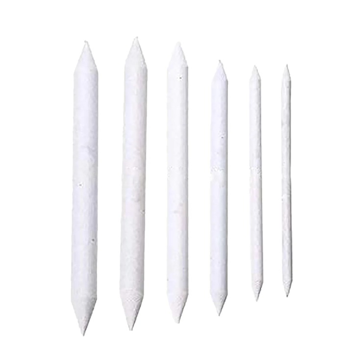 Set 6 piese creioane amestecare hartie YANYXR alb 11.8x15.2cm