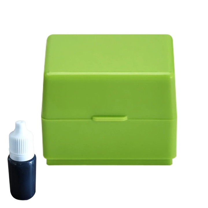 Stampila roller protectie identitate YANYXR, cu cerneala, multicolor, 3.6x2.3x3cm