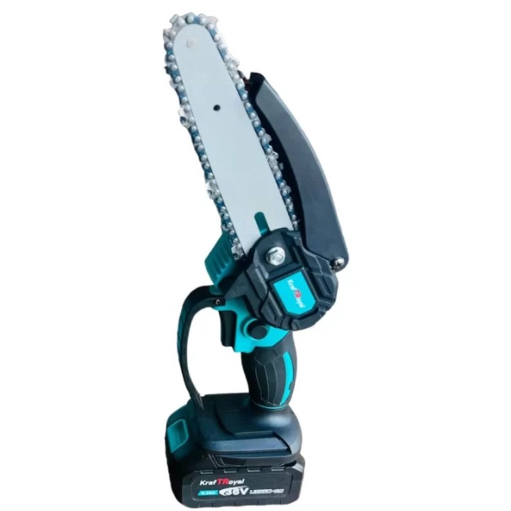Верижен трион Kraft Royal, Резачка, Акумулаторен, Зелен, 36VDC, 10Ah, 400mm, К-т