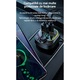 Modulator FM Bluetooth 5.3，Player Bluetooth pentru masina, Fudisenn®, incarcator auto, Bluetooth 5.3, Asistent vocal, Muzica premium, Apeluri hands-free si receptor audio FM, Player muzical MP3, Lumina ambientala in 7 culori, Negru