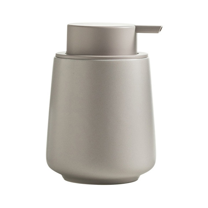 Szürke kerámia habszappan adagoló 340ml 12oz 12.5x9.2cm