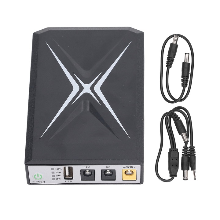 Мини UPS 10400mAh резервна батерия за рутер с камера