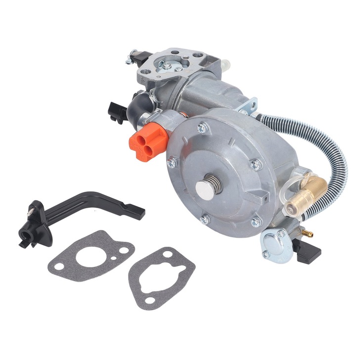 Carburator pe benzina pentru motor Enforose GX200 Carburator auto Kit de conversie a combustibilului dublu cu garnituri pentru tevi