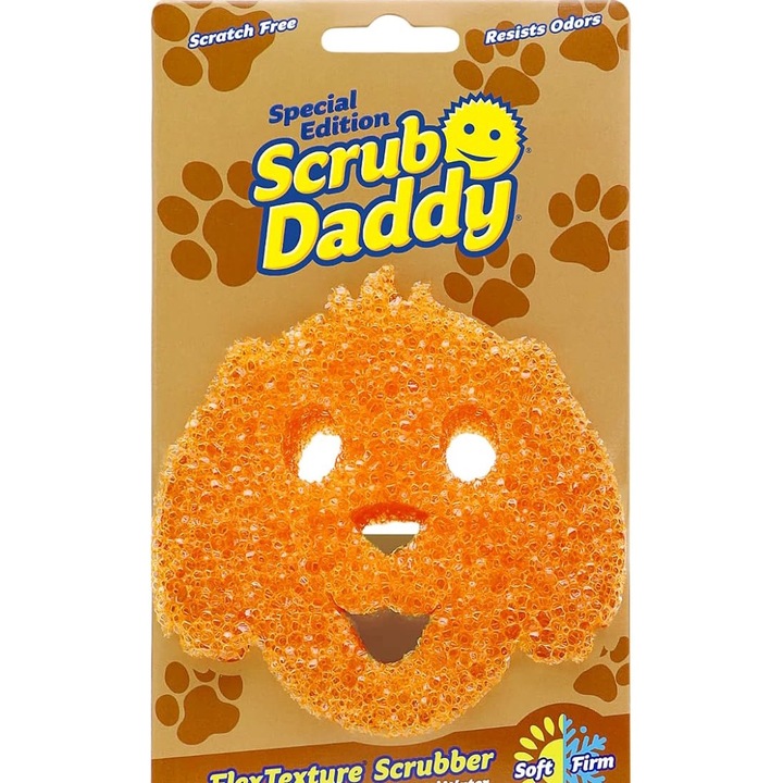 Burete de uz casnic, Scrub Daddy editie speciala caine, 1 buc.