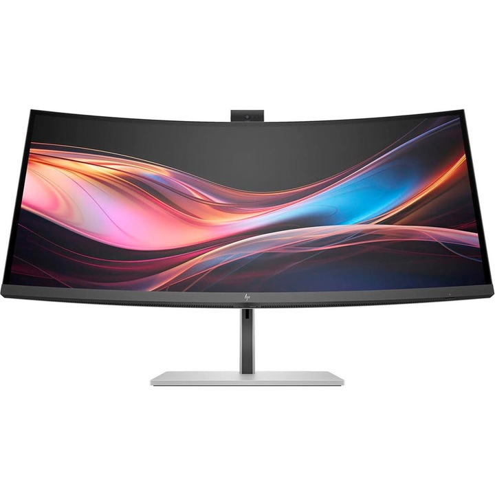HP 734pm 7 Pro sorozatú monitor, 34", élvilágítású LED, IPS, 3440 x 1440, 1 x HDMI 2.0, 1 x USB Type-C, Ethernet (RJ-45), 1 x DisplayPort 1.4, 1 x USB 3.2 Type-C DisplayPort funkcióval, 1 x DisplayPort 1.4 kimenet, 1 x Thunderbolt 4 bemenet