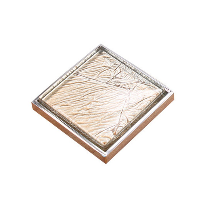 Buton de usa patrat de cristal pentru sertar dulap dulap mobila maner (alb, L)