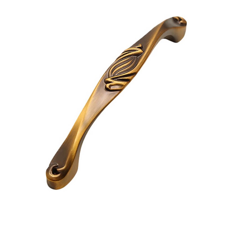 Maner dulap, Enforose, stil vintage, aliaj de zinc, 96mm/128mm, 109x25x15mm/145x25x16mm