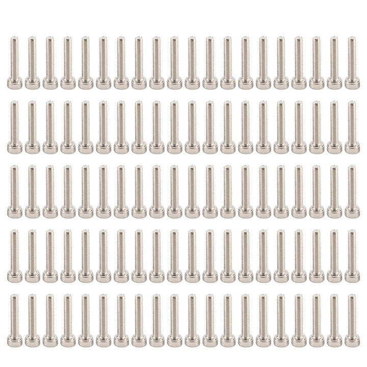 Suruburi cu cap hexagonal M3 din otel inoxidabil SS304 (M3*16)
