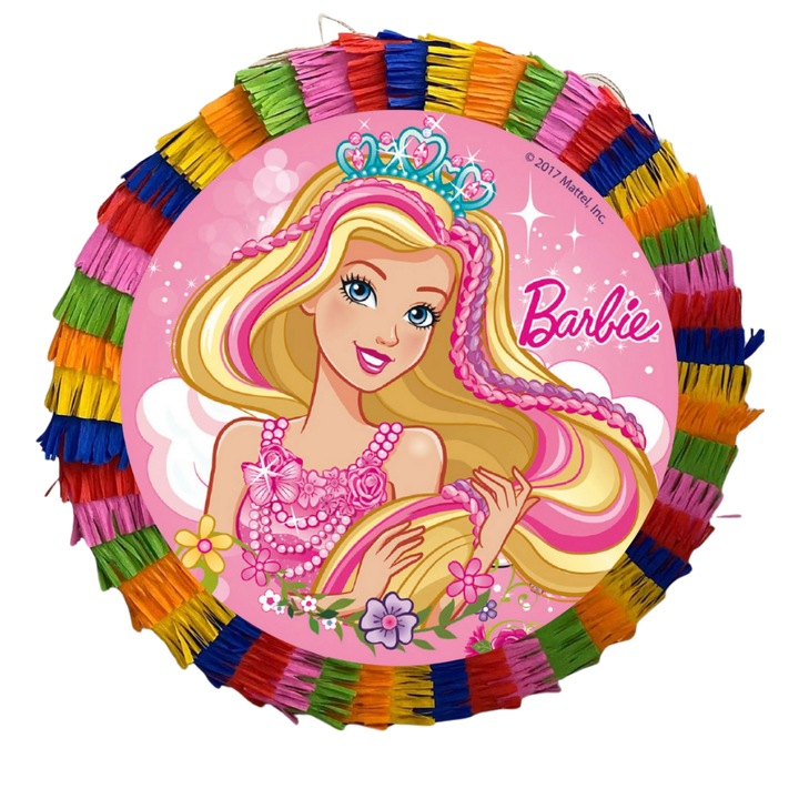 Party pinata, 35 cm, többszínű Barbie modell