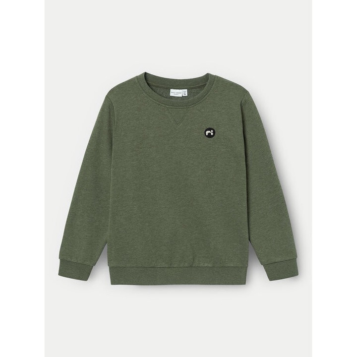 Bluza baieti, Name It, 304718137, Bumbac/Poliester, Verde, Verde