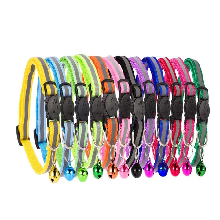 Zgarzi premium pentru pisici cu clopotel, Enforose