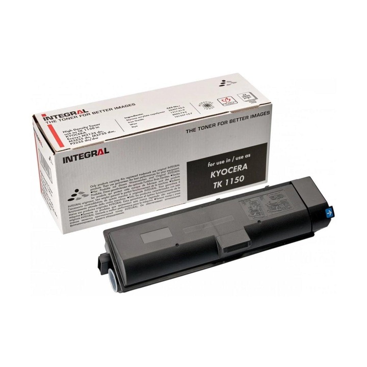 Toner TK1150, fekete, 3000 oldal, Integral-Germany Laser, Kyocera ECOSYS M 2135 dn / ECOSYS M 2635 dn / ECOSYS M 2635 dnw / ECOSYS M 2735 dw / ECOSYS P.2350 P.2ECOSYS2 235 dw kompatibilis