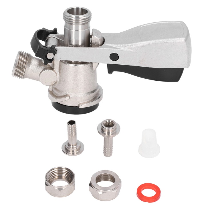 Cuplaj butoi bere tip G5/8 D, inox, accesorii incluse