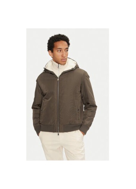 Geaca barbati, Boss, 304238260, Poliester, Verde, Verde