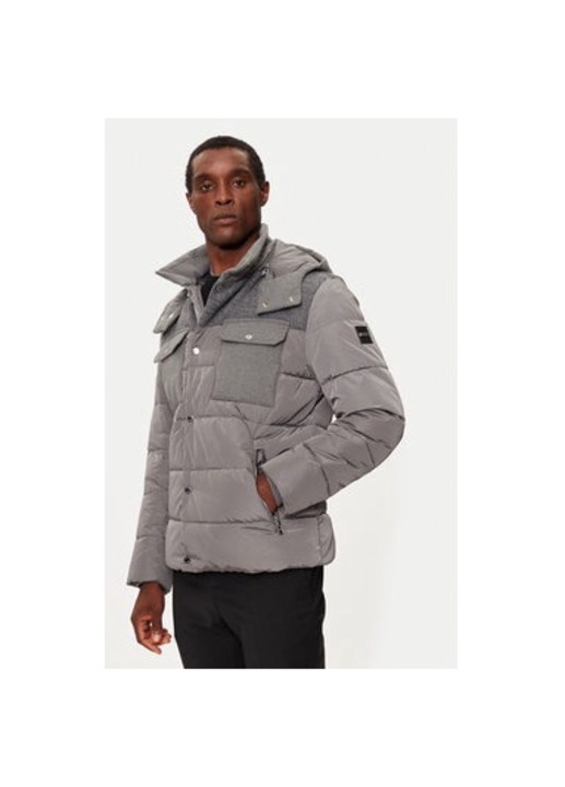 Geaca barbati, Boss, 304238017, Poliester, Gri, Gri