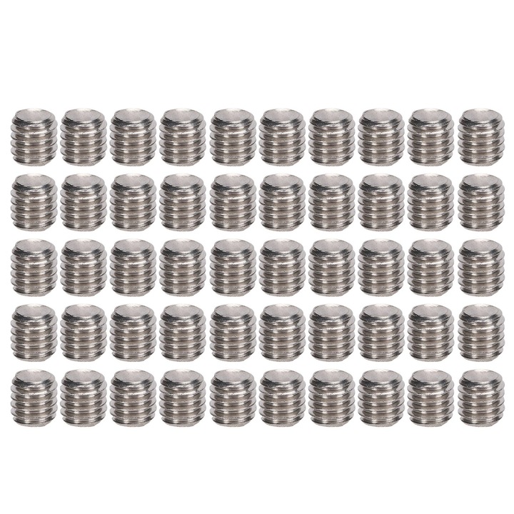 Set 50 bucati suruburi de fixare A2-70, inox, M3x3, rezistente la coroziune