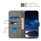 Husa protectie telefon, MIGREEN, Pentru iPhone 16 Pro Max husa flip phone, piele PU, portofel incorporat finisaj premium, Gri