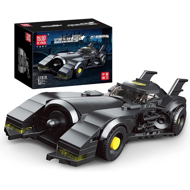 Конструктивен комплект Mold King 10020 Car BATMOBILE set Batman Mold King Bat Car DC