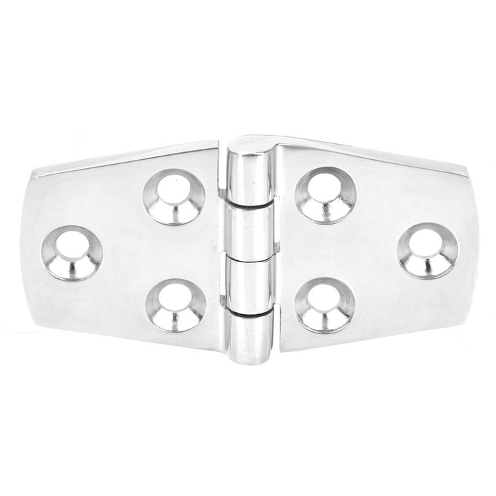 Balama cu 6 gauri, usi din otel inoxidabil, feronerie de instalare, feronerie, 38 x 76 mm