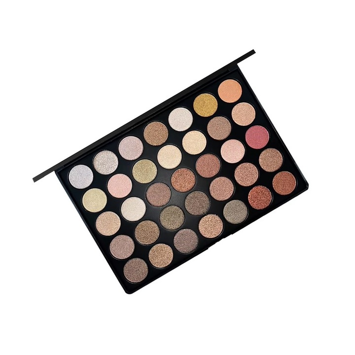 Trusa de Machiaj, 35 de culori, Paleta Fard de ochi mat impermeabil, Sela